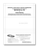 ServSafe® Mgr Certification Online Exam Voucher (Printed)