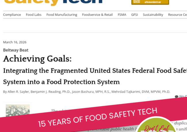 15 Years of Food Safety Tech: Food Safety Compliance vs Reality with Rick Biros | Episode 161 featured image