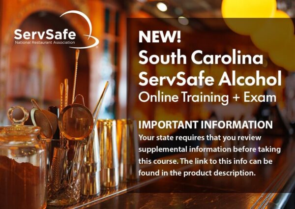 ServSafe® Alcohol Online Course and Exam-South Carolina